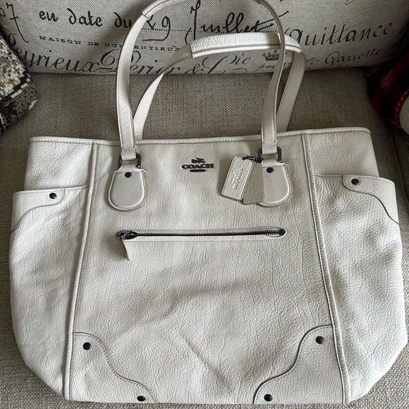 Coach Handbags - Coach Tote Bag - Ivory